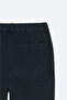 Men's Anthracite Side Pocket Elastic Waist Relaxed Fit Suit Trousers B003201 - 4