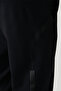 Men's Black Elastic Waist Lace-Up Bi-Stretch Regular Fit Sweatpants A41Y3441 - 8