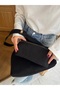 Adjustable Lock Strap Suede Tote Shoulder Bag with Puppy - 5