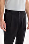 Men's Black Cotton Classic Waist Relaxed Fit Trousers A41Y3037 - 5