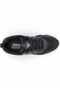 Black Breathable Fabric Faylon Sole Lace-Up Sneaker - 3