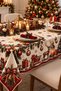 Christmas Tablecloth – Jacquard Woven, No Ironing Required - 4