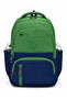 Green-Navy Blue First School Bag Lunch and Pencil Case 3-Piece Set Unisex Children's Primary School Backpack 8010 - 4