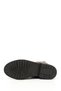 Women's Coffee Floater Zippered Genuine Leather Boots - 6