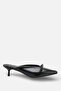 Gi̇na Women's Pointed Toe Short Heeled Slippers with Bow on the Front A006-4390 - 4