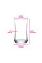 Lune Glass Soft Drink Cup Set of 6 365 ml (Large Water/Cocktail Glass) - 7