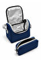 Grey-Navy Blue First School Bag Lunch and Pen Holder 3-Piece Set Unisex Children's Primary School Backpack 8010 - 8