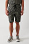 Men's Mink 100% Viscose Side Pocket Lace up Waist Shorts A31Y3720 - 3