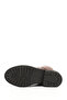 Women/Girls Tan Antique Zippered Genuine Leather Boots - 6