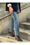 Brown Stretch (Seth) Pointed Toe 7 cm Thin Heeled Women's Boots - 4