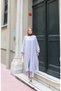 Linen Look Half Button Suit - 3