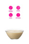 Deep 6-Piece Medium Bowl Lv-Drn258F 300Cc - 3