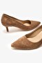 Kamino Sigaro Suede Leather Women's Heeled Shoes - 5