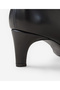 Blunt Toe Heeled Boots - 5