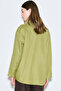 Linen Wide Sleeve Shirt Apple Green - 7