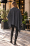Double Sided Shoulder Shawl Poncho - 3