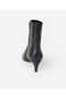 Blunt Toe Heeled Boots - 4