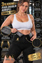 Women's Extra High Waist 3-Stage Thermal Shorts with Agraflas, Body-Hugging Flexible Design