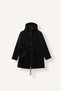 Regular Fit Hooded Lace-Up Waist Zippered Raincoat H6973Ax26Wn - 6
