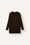 Regular Fit Crew Neck Brown Knitwear Tunic C4474Ax26Au - 5