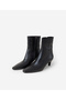Blunt Toe Heeled Boots - 3