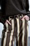 Straight Gabardine Straight-Leg Striped Trousers I8223Ax26Wn - 3