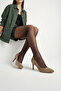 Cary Mink Suede Leather Women's Heeled Shoes - 6