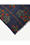 Floral Patterned Wool Shawl - 2