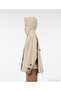 Wide Hooded Collar Long Sleeve Raincoat - 5