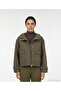 Regular Hooded Collar Long Sleeve Coat - 2