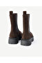 Thick Soled Suede Chelsea Boots - 3