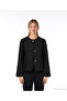 Regular Crew Neck Long Sleeve Jacket