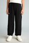 Okul Balloon Fit Elastic Tied Waist Printed Black Sweatpants for Boys H5740A826Au - 4