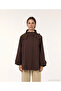 Wide Hooded Collar Long Sleeve Raincoat - 2