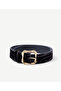 Zebra Printed Velvet Trouser Belt