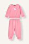 100% Cotton Long Sleeve Top and Elastic Leg Bottom 2-Piece Set for Baby Girl I2908A526Au - 5