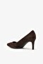 Cary Brown Suede Leather Women's Heeled Shoes - 3