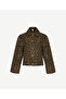 Cotton Wide Shirt Collar Long Sleeve Jacket - 2