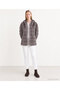 Regular High Collar Long Sleeve Faux Fur - 2