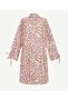 Long Sleeve Shirt Dress with Sleeve Tip Bead Detail - 4