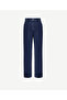 Straight Cut Trousers with Stitching Detail - 4