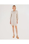 Shirt Collar Long Sleeve Short Dress