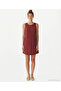 Loose Crew Neck Sleeveless Dress