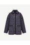 Wide Jacket Collar Long Sleeve Coat - 6