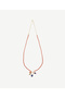 Charm Detailed Coral Necklace