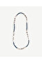 Wooden and Metallic Bead Detailed Necklace