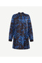 Loose Halter Neck Long Sleeve Dress - 5