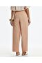 Straight Cut Pocketed Trousers with Cropped Detail - 4