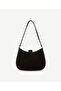 Baguette Leather Bag with Knitted Detail - 3