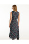 Belt Detailed Sleeveless Double Breasted Midi Length Dress - 3